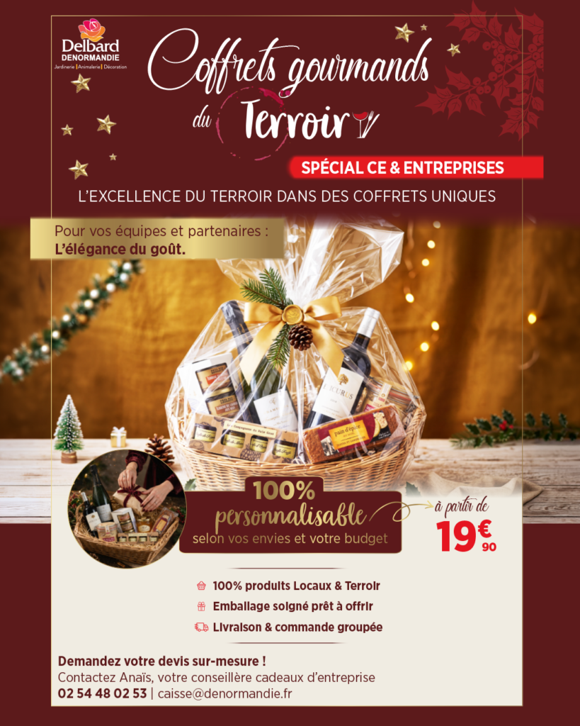Coffres et colis gourmands pour CE mairies et collectivités