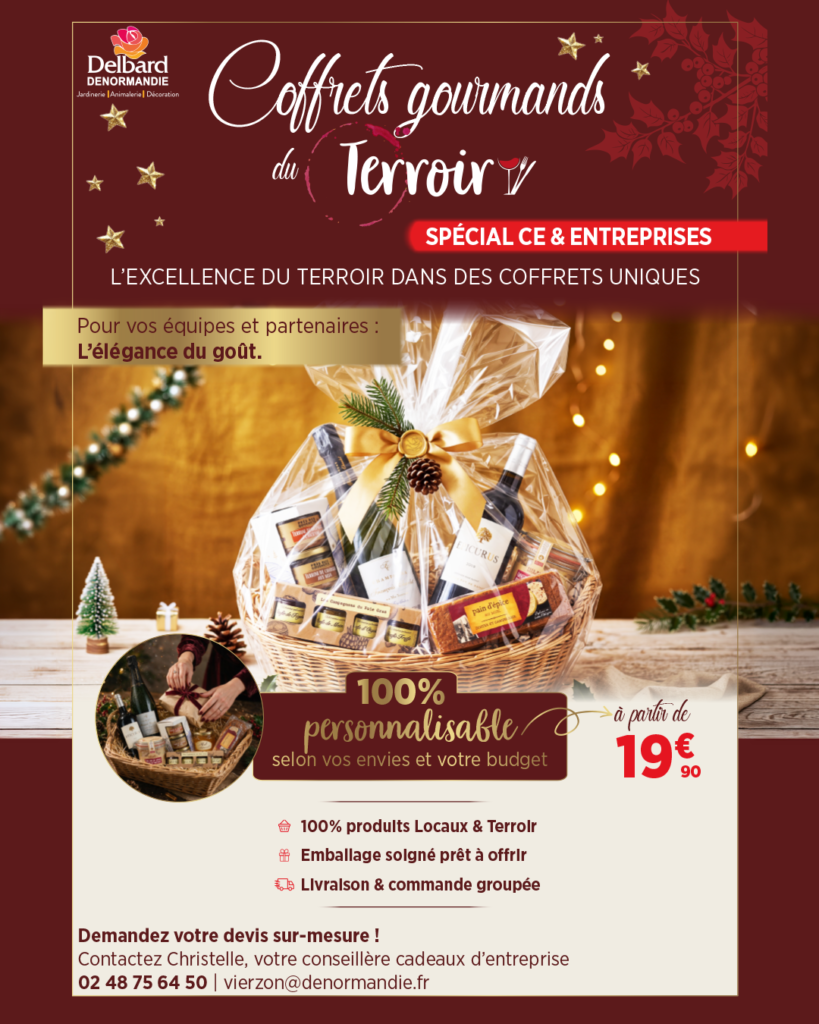 Coffrets gourmands pour CE mairies et collectivités à Vierzon