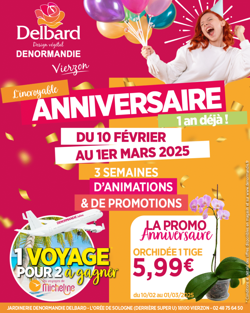 Anniversaire de la Jardinerie DENORMANDIE Delbard de Vierzon