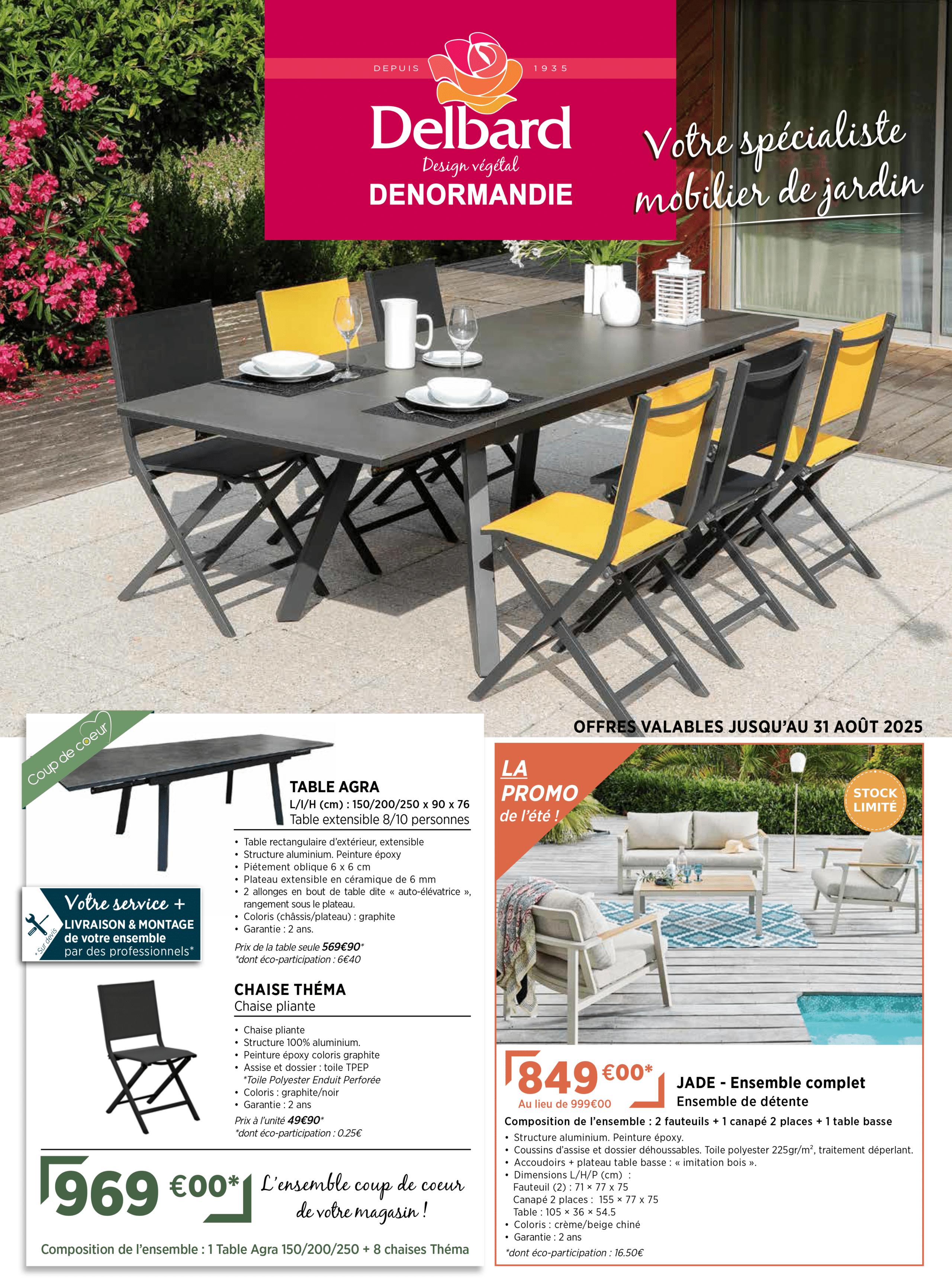 Lire la suite à propos de l’article Catalogue promotions mobilier de jardin à La Châtre et Vierzon