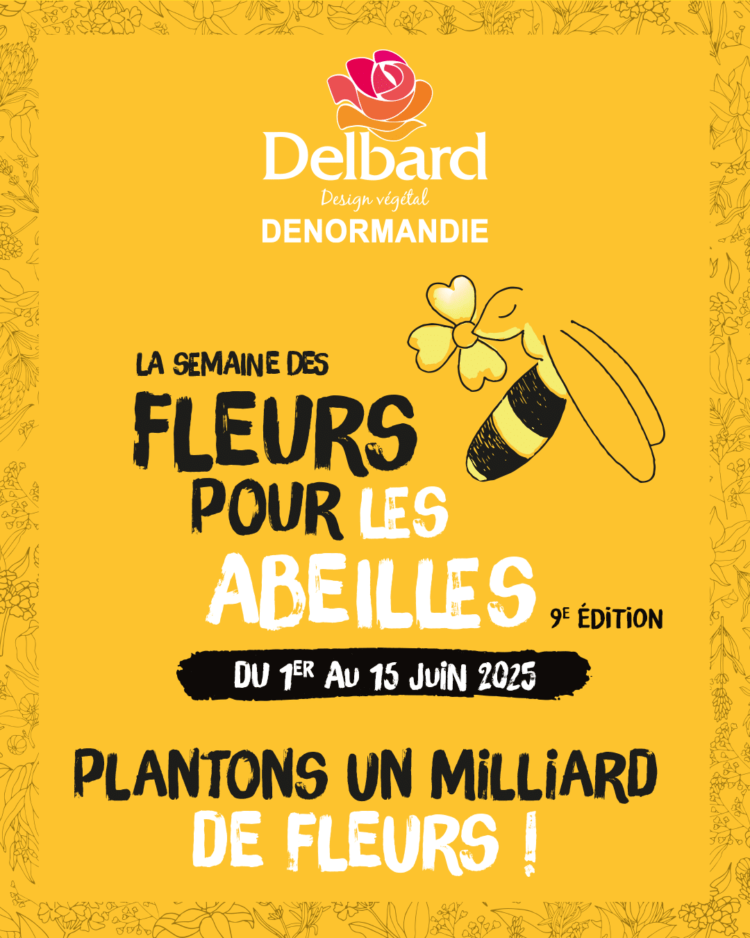 Lire la suite à propos de l’article Semaine des fleurs pour les abeilles 2025