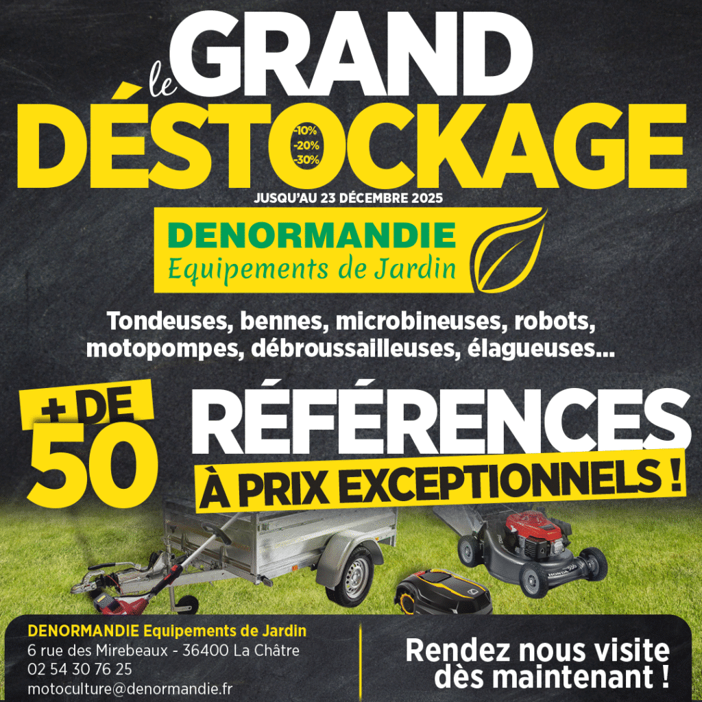 Destockage matériel de motoculture à La Châtre