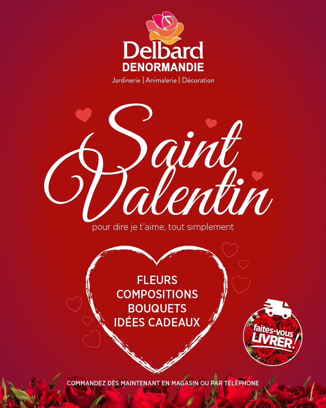 Lire la suite à propos de l’article Saint-Valentin 2026 : Fleurs et Idées Cadeaux à La Châtre et Vierzon