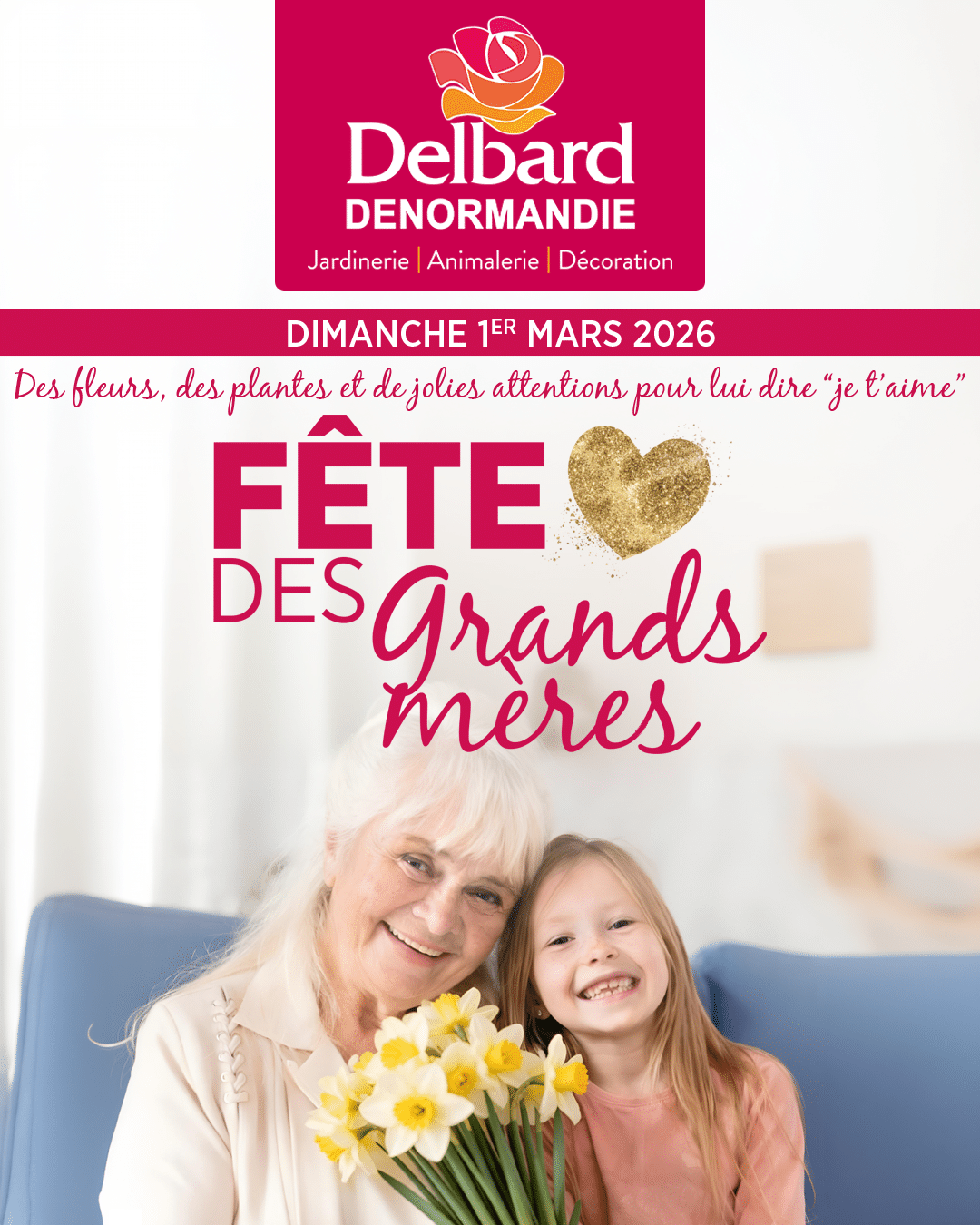 Lire la suite à propos de l’article Fête des grands-mères : Fleurs et idées cadeaux à La Châtre et Vierzon