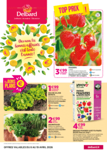 Promotions jardinerie mai 2026 : Catalogue Delbard La Châtre & Vierzon